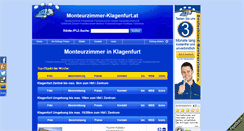 Desktop Screenshot of monteurzimmer-klagenfurt.at